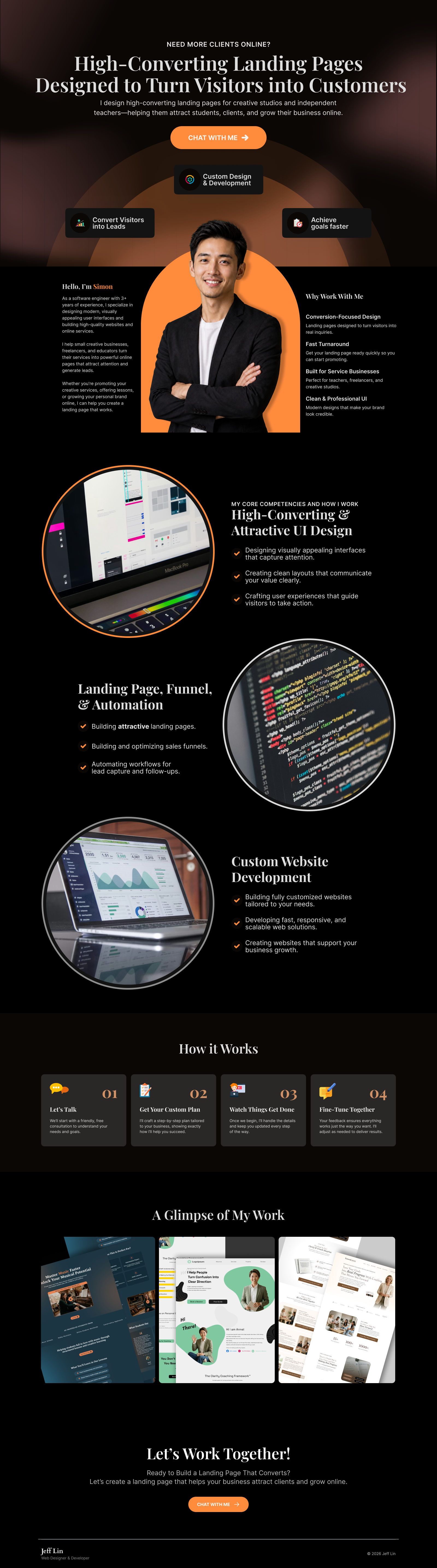 網站設計服務 Landing Page 新版案例